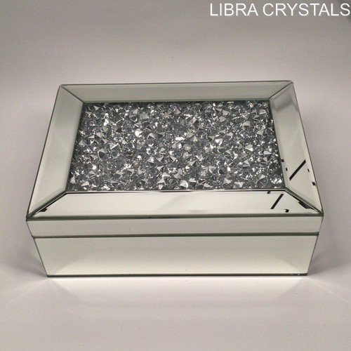 Vintage mirrored crystal crush - mirrored,