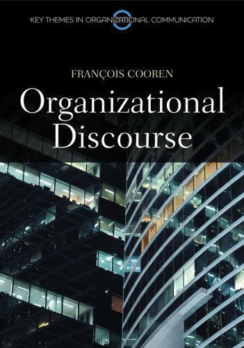 Organizational discourse - organizational,